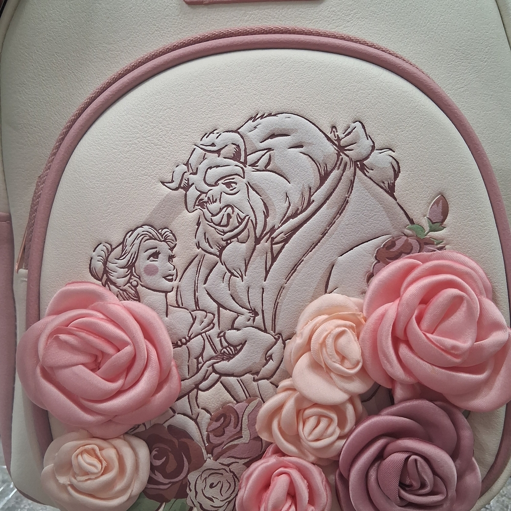 Loungefly Disney Beauty and the Beast Floral Portrait BoxLunch Exclusive